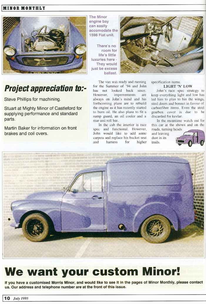 John`s rally van magazine article page 3