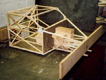 Wooden chassis model (1st design )