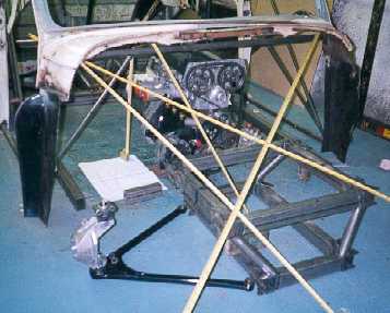 Front chassis mock up