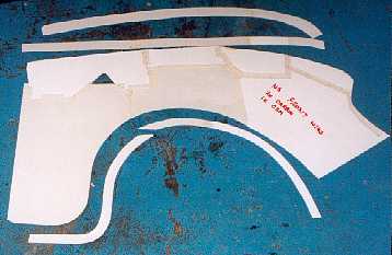 Front Wing Templates.