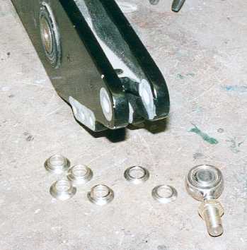 Rod end spacers.